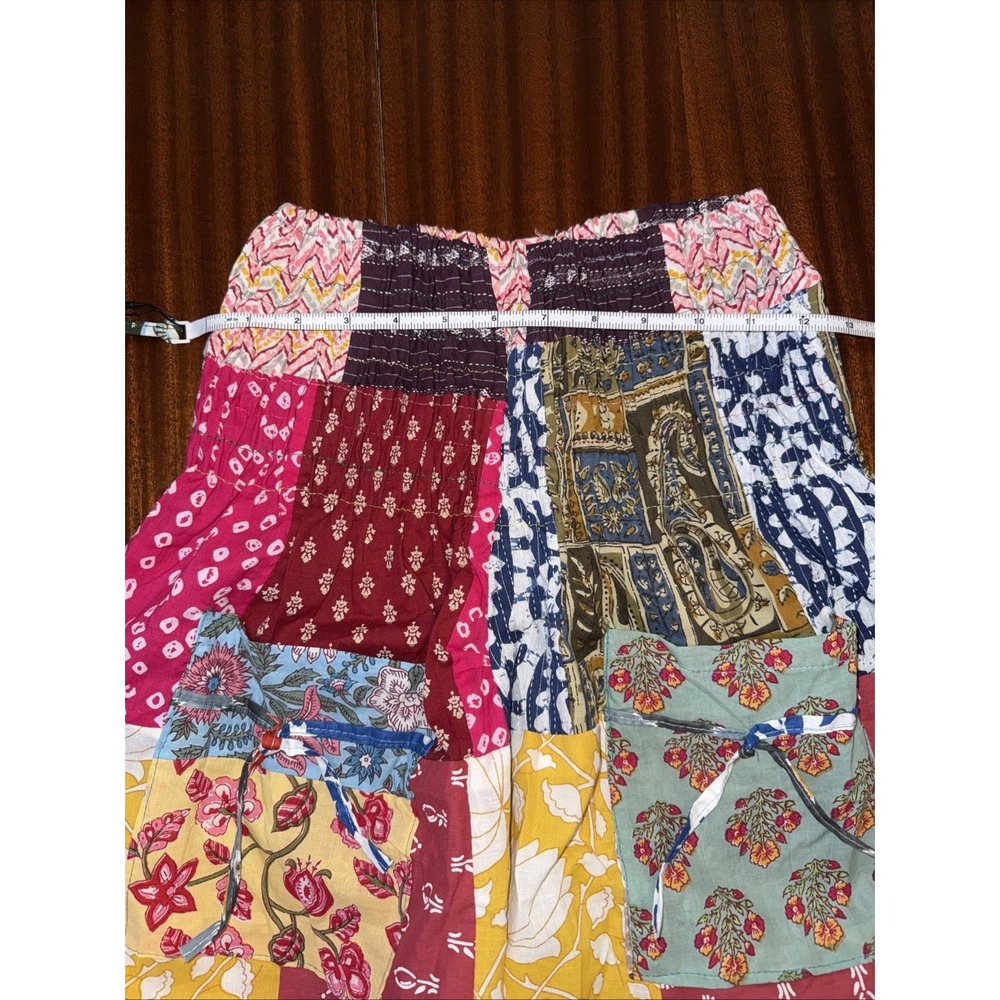 Kathmandu Kantha Balloon Pants Women's OS Xs-L Patchwork Indian Cotton NWT - Picture 5 of 8